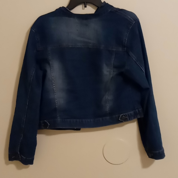 NWOT New Look Dark blue Jean jacket. - Picture 2 of 2